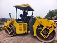 Compacteur à double tambour BOMAG BW203 SL 4 d'origine allemande avec moteur Deutz 100KW, compacteur à 360 degrés pour la construction de routes en asphalte