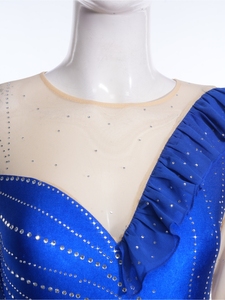 Trajes de Danza Lírica para Mujer, Body de Patinaje Artístico, Vestido de Chiffon para Gimnasia y Danza Latina - Product Image 3