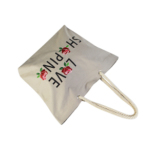 Sac de plage imprimés à fleurs roses, style vietnamien, fourre-tout pour les courses, avec écran en soie, pour les états-unis - Product Image 4