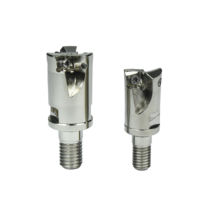 Fraise à ébavurer à angle droit R390 à haute alimentation, tête à dents indexable, barre de fraisage antichoc pour finition