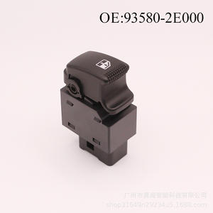 Botones de Control de Ventanas Automotrices Modernos para Tucson, de un Solo Interruptor, 93580-2E000, Nuevos, Material ABS para Fabricación - Product Image 2