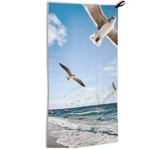 Custom Beach Towel Personalized Quick Dry Towels Add Your Customized Photo Picture Text Logo Microfiber Beach Towel