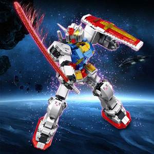 Robot Luminoso Notturno Hurricane, Modellino da Costruire, Puzzle Giocattolo in PVC, Robot Mech Compatibile con Hero, Regalo di Natale e Festività - Product Image 2