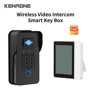 Caja de Seguridad Inteligente con Recordatorio de Retorno Automático, Registro en la App, Desbloqueo Remoto Tuya, Pantalla con Teclado para <span class=keywords><strong>Alquiler</strong></span>, Airbnb y Autoregistro - Product Image 1
