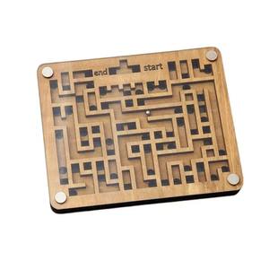 Labyrinthe <span class=keywords><strong>en</strong></span> <span class=keywords><strong>bois</strong></span> à deux couches IQ Challenge Games Maze Puzzle Casse-tête Jouets éducatifs Juegos De Inteligencia Para - Product Image 2