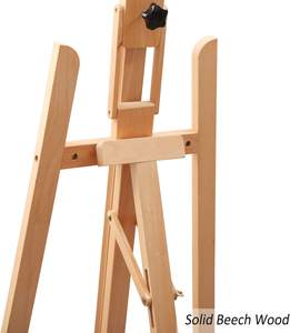 MEEDEN Chevalet <span class=keywords><strong>de</strong></span> studio d'artiste réglable en bois <span class=keywords><strong>de</strong></span> hêtre massif Grand chevalet <span class=keywords><strong>de</strong></span> <span class=keywords><strong>peintre</strong></span> un cadre <span class=keywords><strong>de</strong></span> réglage chevalet - Product Image 6