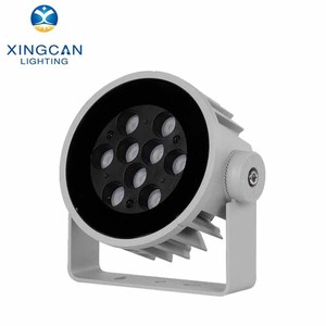 RGB RGBW <strong>DMX</strong> <strong>Control</strong> Light Garden and Courtyard <strong>Greening</strong> Spotlights 6*2W/9*2W Waterproof IP65 <strong>LED</strong> Large Windmill Floodlight - Product Image 1