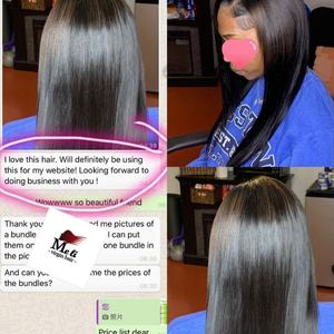 Pelucas de Cabello Humano 100% con Encaje Transparente, de 22 a 30 Pulgadas, Alta Densidad, Cabello Brasileño con Frente de Encaje - Product Image 2