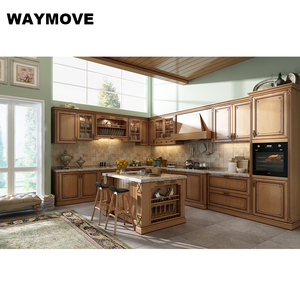 Waymove vòi bếp thông minh tùy chọn thiết kế tủ thanh lịch bằng đá cẩm thạch Laminate nhựa. Bao Gồm bản lề ngăn kéo giỏ particleboard - Product Image 2