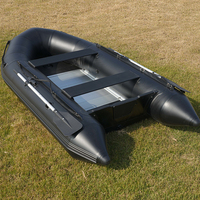 Bateaux de pêche gonflables d'usine pour la pêche avec plancher en aluminium