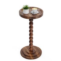 Table d'appoint vintage style panneau, minimaliste, moderne du milieu du siècle, petite table à thé, meuble d'appoint pour canapé, étagère de rangement de chevet, mini