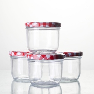 Small 8oz Economy Round Glass <strong>Mason</strong> Wide Mouth <strong>Jars</strong> with Lug Lids - Product Image 6