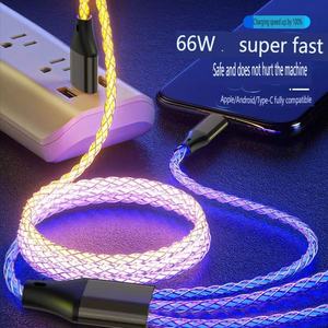 ضوء تيار RGB للشحن من النوع <span class=keywords><strong>C</strong></span> مع ضوء LED للتنفس - Product Image 2