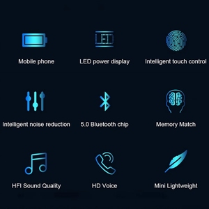 Auriculares TWS originales F9, auriculares inalámbricos BT versión 5,3 HiFi 9D, auriculares estéreo para juegos con micrófono para teléfonos inteligentes Android e iOS - Product Image 5