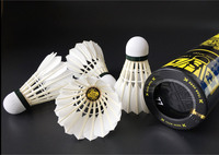 Volant de badminton professionnel léger de haute qualité en plumes de canard RSL No.5 Tourney pour tournois et clubs de badminton