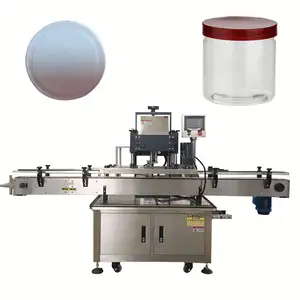 automatic twist off capping machine sealing plastic vacuum screw capping machine peanut butter jar