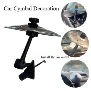 Címbalos de batería miniatura universales para coche, de venta al por mayor, con clip para rejilla de ventilación, para todo tipo de vehículos - Product Image 1
