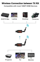 Transmisor y Receptor Inalámbrico WiFi de 100M, Diseño y Molde Personalizados, Sin Extensor de Material, Audio/Video, 1 Tx 4 Rxs, para Laptop/PC/Proyector