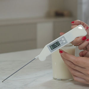 Usine directe ABS thermomètre électronique pliable pour barbecue sonde de cuisine pliante légère pour la cuisson de la viande OEM personnalisé pris en charge - Product Image 3