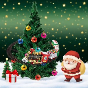 <span class=keywords><strong>Tren</strong></span> de Juguete Navideño con Rieles, Funciona con Pilas, con Luces Musicales, <span class=keywords><strong>para</strong></span> Colocar <span class=keywords><strong>Alrededor</strong></span> <span class=keywords><strong>del</strong></span> Árbol de Navidad - Product Image 2