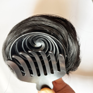<span class=keywords><strong>Chignon</strong></span> synthétique lisse en fibre haute température à clipser pour femme, vente en gros - Product Image 5