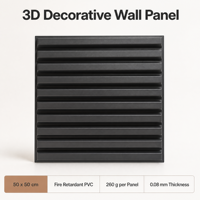 Panneau mural 3D en PVC ignifuge, imperméable, à grain de bois gaufré, prix usine, personnalisé pour la rénovation murale de la maison