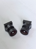 Objectif HD HL-1038 F2.2 Monture 3MP 14mm DFOV155 M8/M12 pour Caméra Compacte 5G, Sonnette Vidéo et Serrure Intelligente