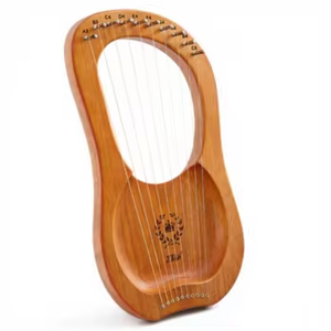 Leyachin 10 corde piccola arpa Mini Konghou (strumento a corde antico cinese) strumento musicale a 10 corde Lyra - Product Image 4