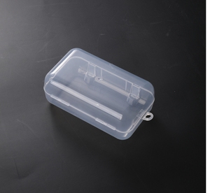Cajas de plástico transparente rectangulares de borde redondo de 135mm * 80mm * 51mm, Mini organizador de almacenamiento vacío, contenedores para chupete de bebé, juguetes - Product Image 2