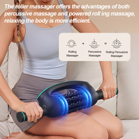 Rouleau de massage musculaire rotatif rechargeable, masseur électrique pour le corps entier, pour une relaxation musculaire profonde