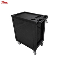 Armoire à outils en métal RTTOOL avec kit d'outils de 181 pièces, chariot à outils à 7 tiroirs pour atelier de réparation automobile