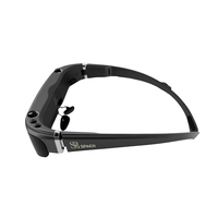 Gafas inteligentes AR con pantalla, imágenes HD, ajuste de miopía de 600 grados para juegos/medios/abajo, uso cómodo y ligero