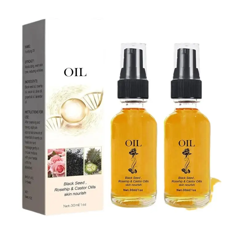 rose black seed oil nourishing skin anti-aging anti-wrinkle face skin care rose black seed oil