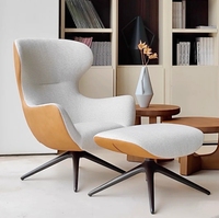 Chaise longue de loisirs moderne à siège unique pour bureau à domicile chambre appartement salon ou bar pour meubles de maison