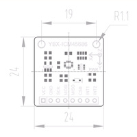 Module de capteur IMU à 6 axes ICM45686, gyroscope, accéléromètre, suivi de mouvement de haute précision, SPI I2C, faible bruit, 3.3-5V pour Arduino