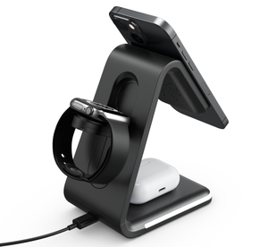 2025 nuevo <span class=keywords><strong>cargador</strong></span> inalámbrico multifuncional magnético 3 en 1 de escritorio adecuado para <span class=keywords><strong>Iphone</strong></span> Airpods Iwatch <span class=keywords><strong>cargador</strong></span> inalámbrico Universal - Product Image 5