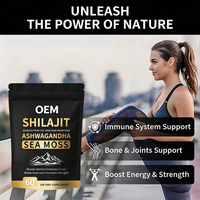 Gummies de Shilajit, Mousse de Mer, Ashwagandha, Énergie et Vitalité de l'Himalaya, Soutien Thyroïdien, Complément Alimentaire pour Femmes
