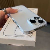 Coque semi-transparente givrée en PC rigide pour iPhone 17/18 Pro Max – Protection transparente sans cadre