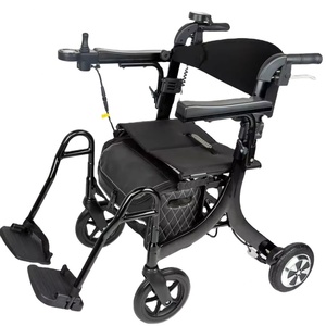 Hot Lightweight Folding Elderly <b>Disabled</b> Outdoor Mobility Scooter <b>Walker</b> Shopping Cart Motorized Electric Rollator Wheelchair - Product Image 2