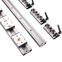 Guide linéaire à double axe intégré en argent 38mm SGR15N Roller Slide 1 Set: 1 SGB15N Block et 1 SGR15N Guide Cnc Woodworking