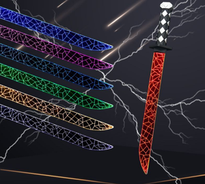 Épée lumineuse Nicro pour enfants, cadeau de fête, grande épée en acrylique clignotante, jouet lumineux pour enfants, décoration de fête néon - Product Image 2