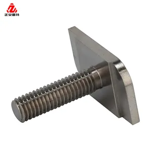 Hardware Fasteners 304 Stainless Steel And Steel M8 M6 T Head track Bolt for Aluminium Profile