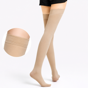 Chaussettes de compression hautes pour la course et le cyclisme 20-30 mmHg, pour infirmières et varices - Product Image 2