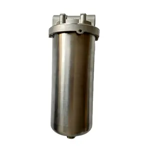 Industrial Stainless Steel Water Filter Housing Metal Filter Cartridge Sizes 10''20''30' Pre Filter Housing