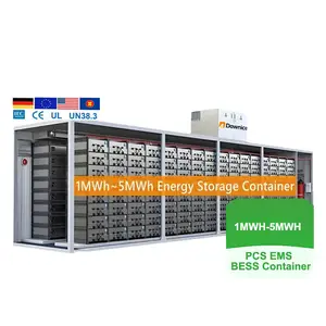 Container năng lượng trạm điện 10 megawatt năng lượng mặt trời nhà máy trang trại 1500kwh 2000 kWh 3500kwh cho năng lượng mặt trời hệ thống