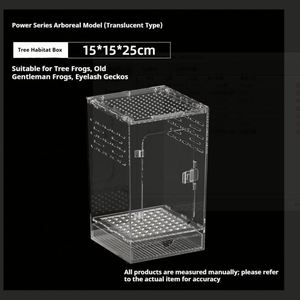 Terrario in Acrilico Trasparente Smontabile, Recinto Solido per Rettili, Gechi, Tarantole, Ragni, Scatola Semplice per l'Allevamento di Insetti e Animali Domestici - Product Image 6