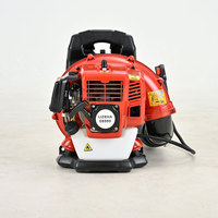 Souffleur à dos professionnel à essence 2 temps 65cc HF-AB650, débit d'air élevé 500-1000CFM pour feuilles, neige, débris et lutte contre les incendies forestiers