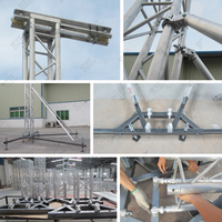 Soporte de elevación de aleación de aluminio Truss System TL 650 Interior Vertical Line Array Speaker Lift Truss Stand Tower para conciertos al aire libre