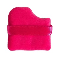 Éponge à poudre triangulaire ultra-douce en velours cristallin pour maquillage en poudre libre haute densité – Vente en gros