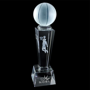 Gravação personalizada Em Branco Cristal Futebol Futebol Beisebol Basquete Golfe 3D Gravado A Laser Crystal <span class=keywords><strong>Trophy</strong></span> Award - Product Image 4